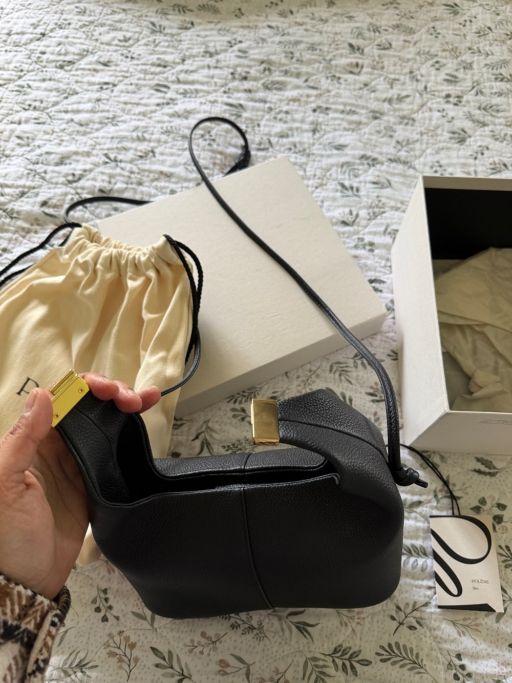 Polene Black Beri Bag Crossbody - Picture 8 of 12